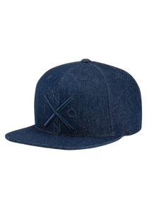 Exchange Snapback Hat Denim View 1