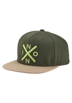 Exchange Snapback Hat Olive Khaki