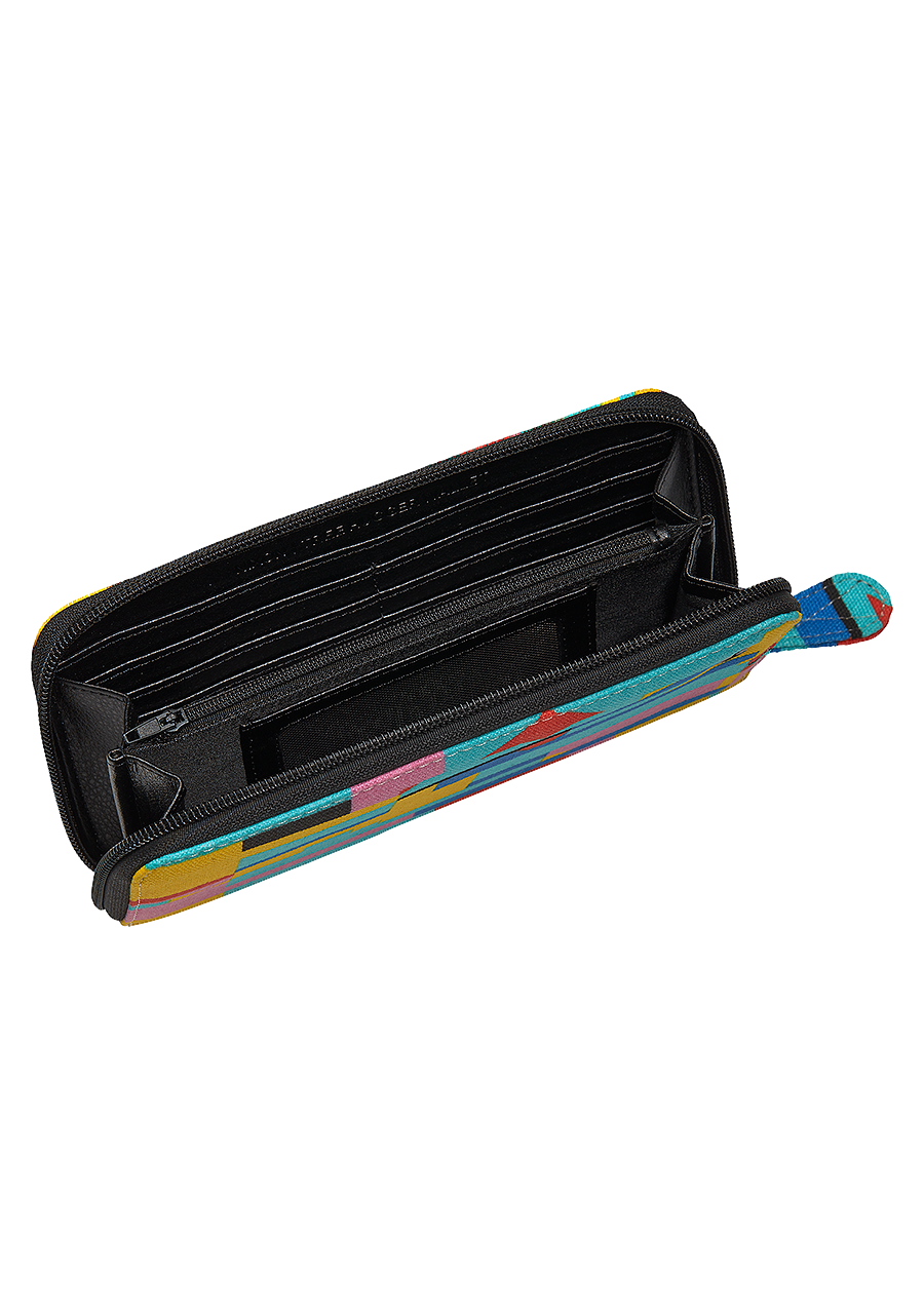 Tree Hugger Large Wallet Turquoise View 5