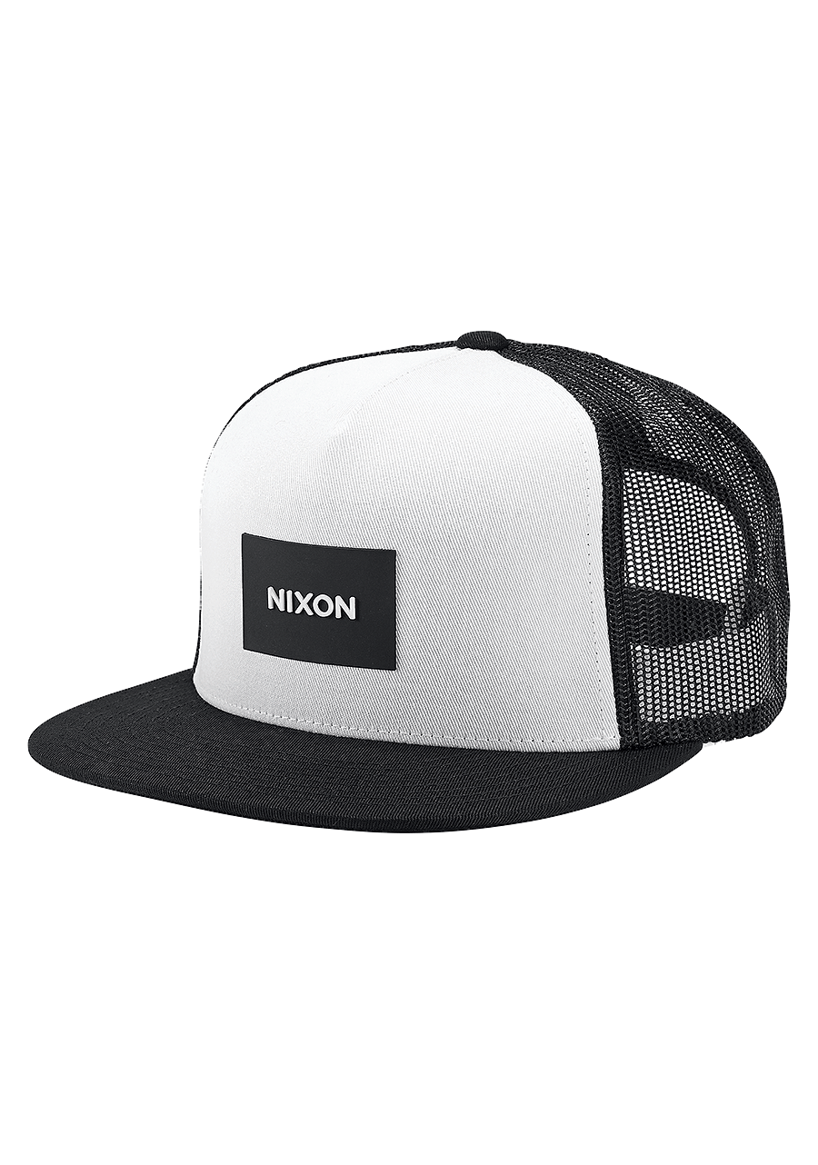 Team Trucker Hat Black / White View 1