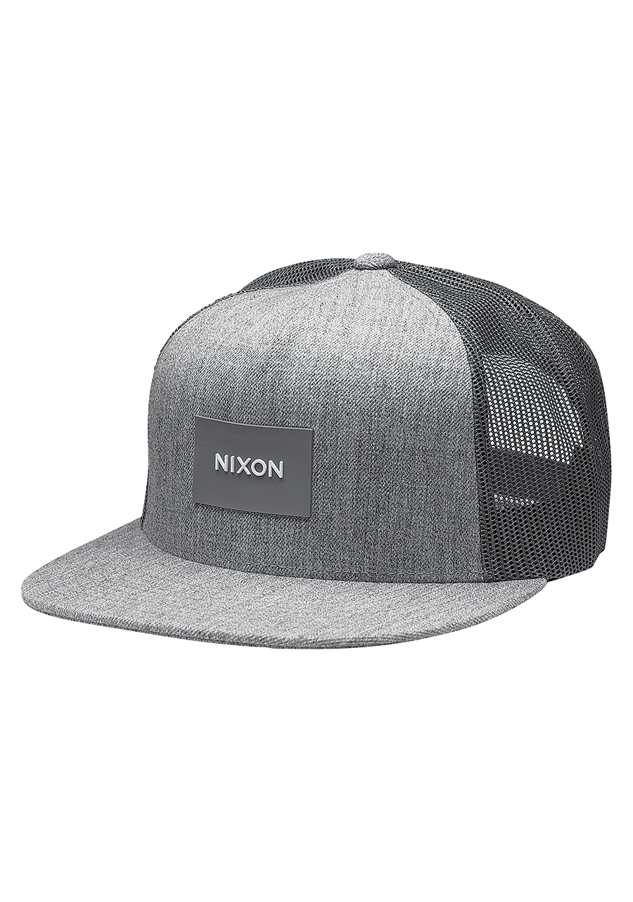 Team Trucker Hat Heather Gray View 6