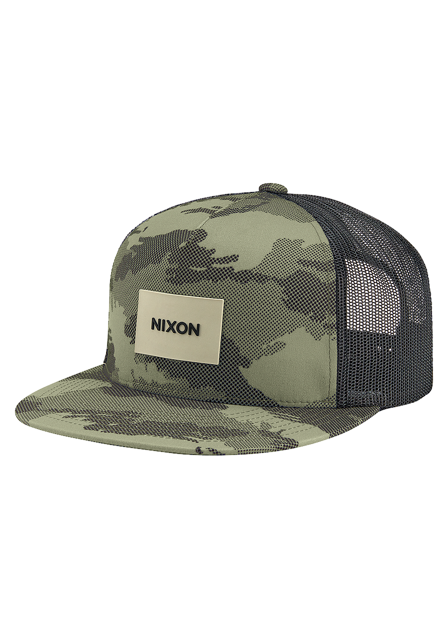 Team Trucker Hat Olive Dot Camo View 1