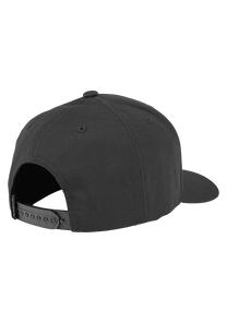 Wings Snapback Hat All Black View 2