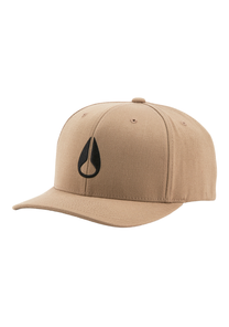 Wings Snapback Hat Khaki Black View 1