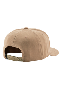 Wings Snapback Hat Khaki Black View 2