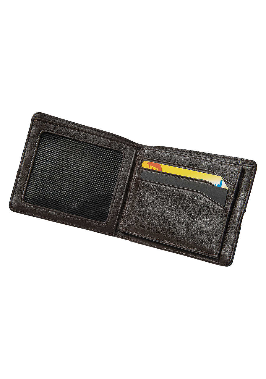 Spire Ii Bi Fold Wallet Brown View 2