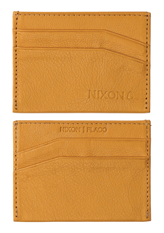 Flaco Leather Card Wallet Yellow