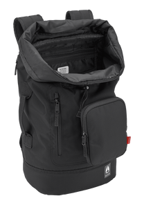 Origami Backpack All Black Nylon View 3