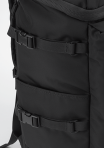 Scripps Backpack All Black Nylon View 5