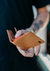 Cape Vegan Leather Brown View 2