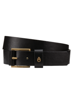 Americana Vegan Belt Black / Gold X-Small