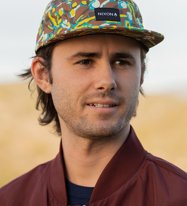 Mikey 5 Panel Hat Brown Multi