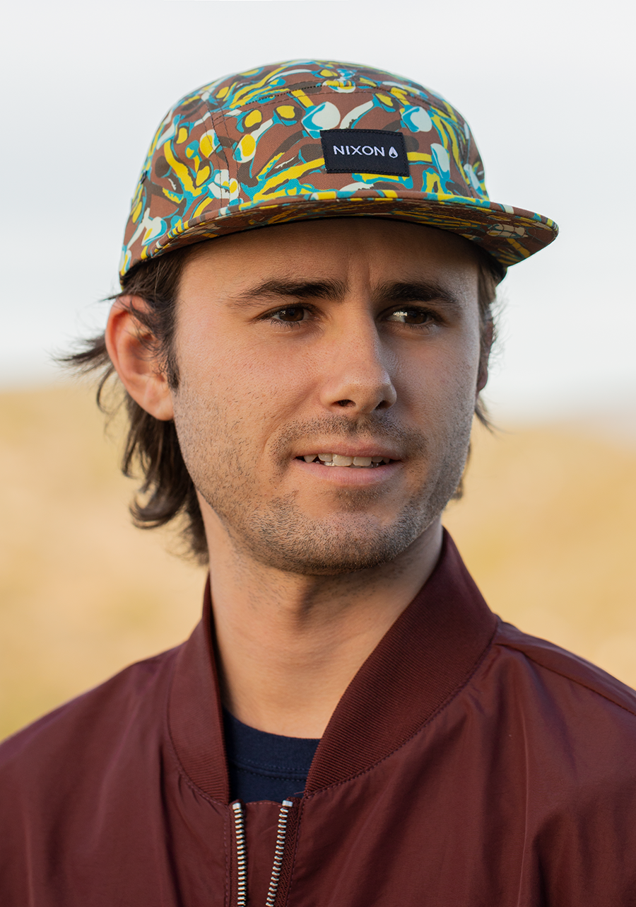 Mikey 5 Panel Hat Brown Multi View 8