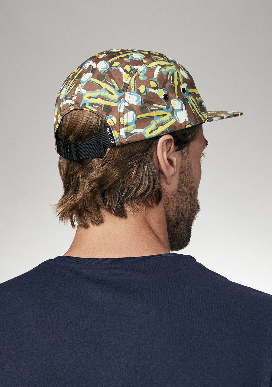 Mikey 5 Panel Hat Brown Multi View 6