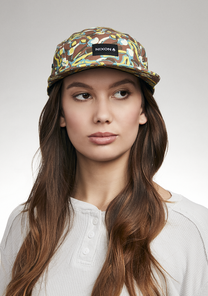 Mikey 5 Panel Hat Brown Multi View 7