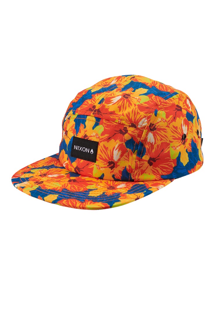 Mikey 5 Panel Hat Orange Multi