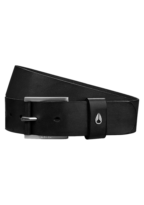 Americana Leather Belt Black / Silver X-Small