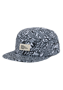 Miguel Strapback Hat Black Digi Glitch View 1