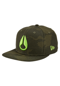 Club Level Strapback Hat Olive Dot Camo View 1