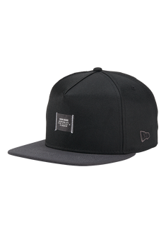 Society Snapback Hat Black Charcoal