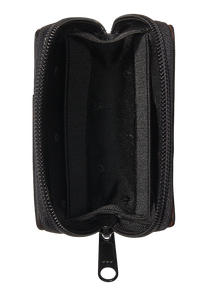 Orbit Zip Card Leather Wallet Black View 2