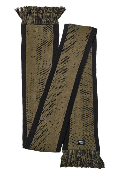 Drifter Scarf Olive Dot Camo