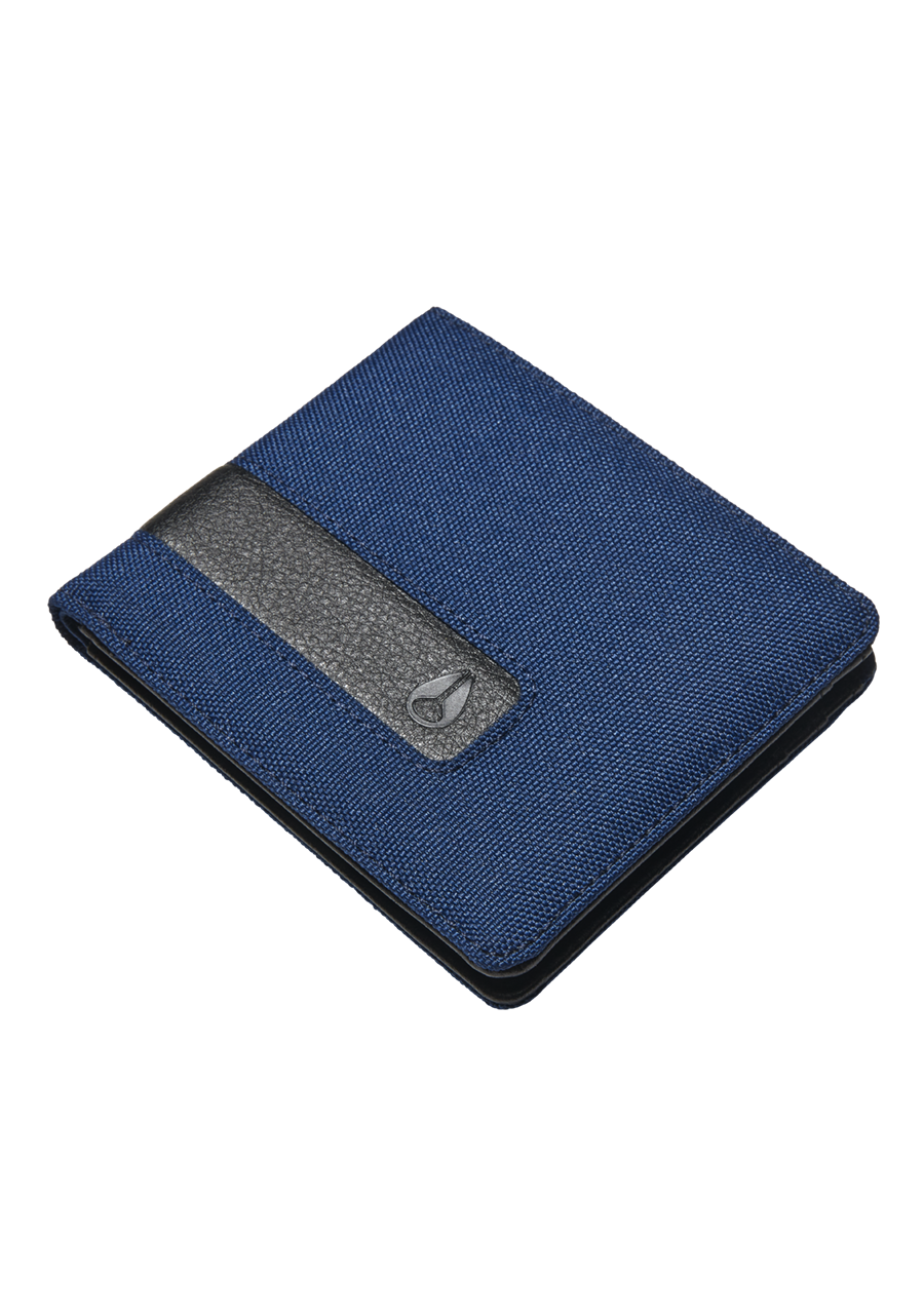 Showdown R Bi Fold Zip Wallet Navy Black View 1