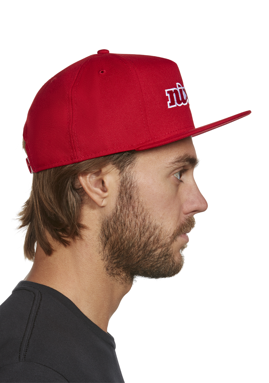 Ninetyeight Snapback Hat Red View 6