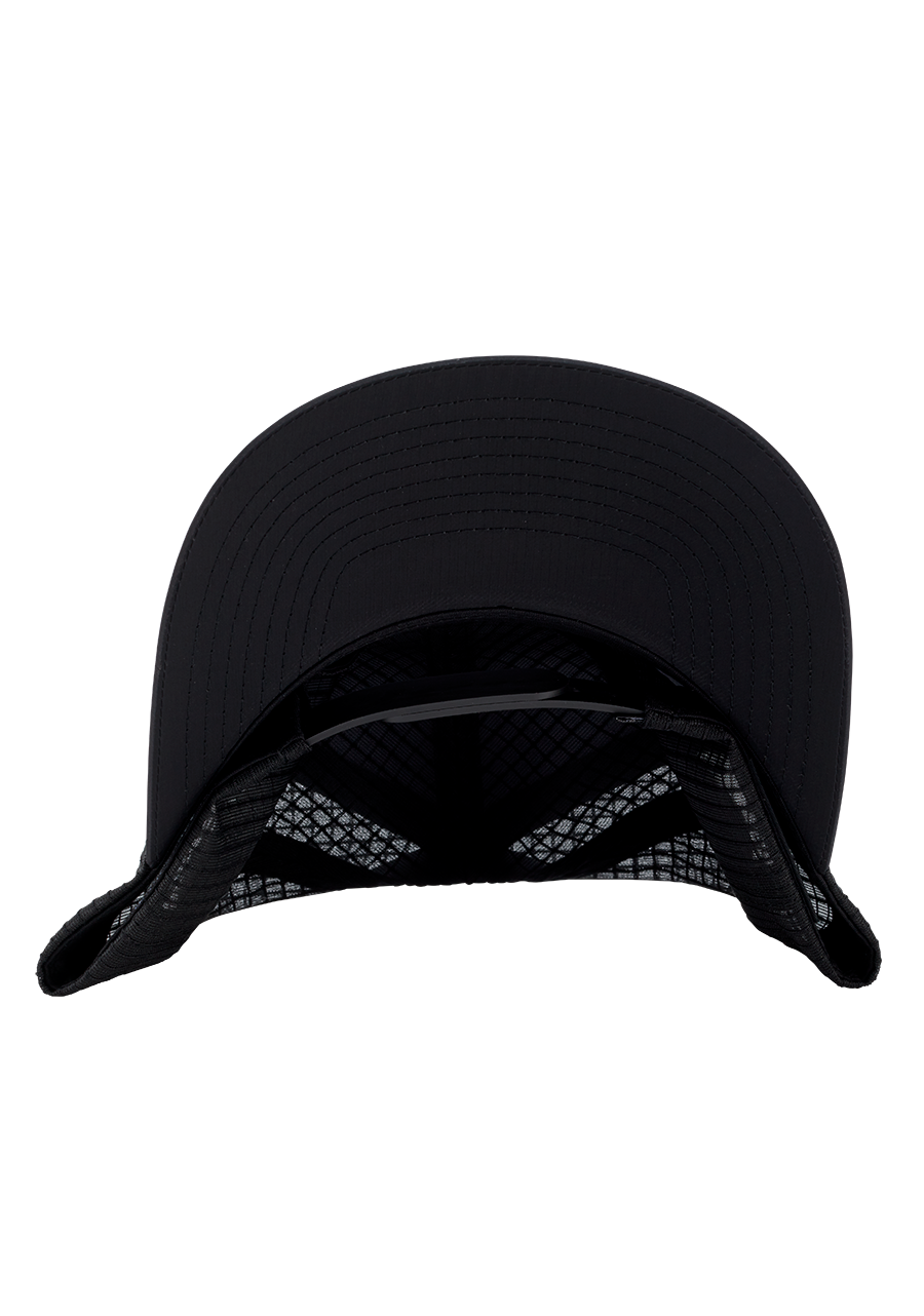 Frothy Snapback Hat Black White View 4