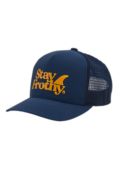 Frothy Snapback Hat Midnight Blue Dark Yellow