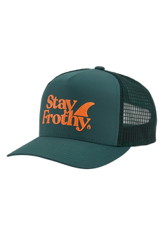 Frothy Snapback Hat Sage Orange