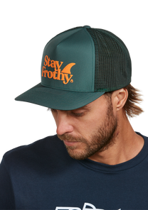 Frothy Snapback Hat Sage Orange View 6