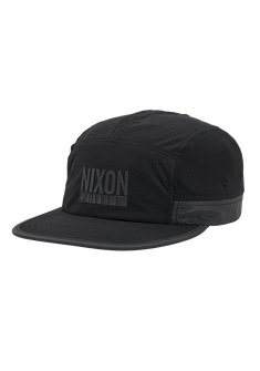 Night Runner Strapback Hat Black