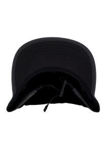 Night Runner Strapback Hat Black View 3