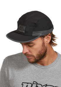 Night Runner Strapback Hat Black View 5