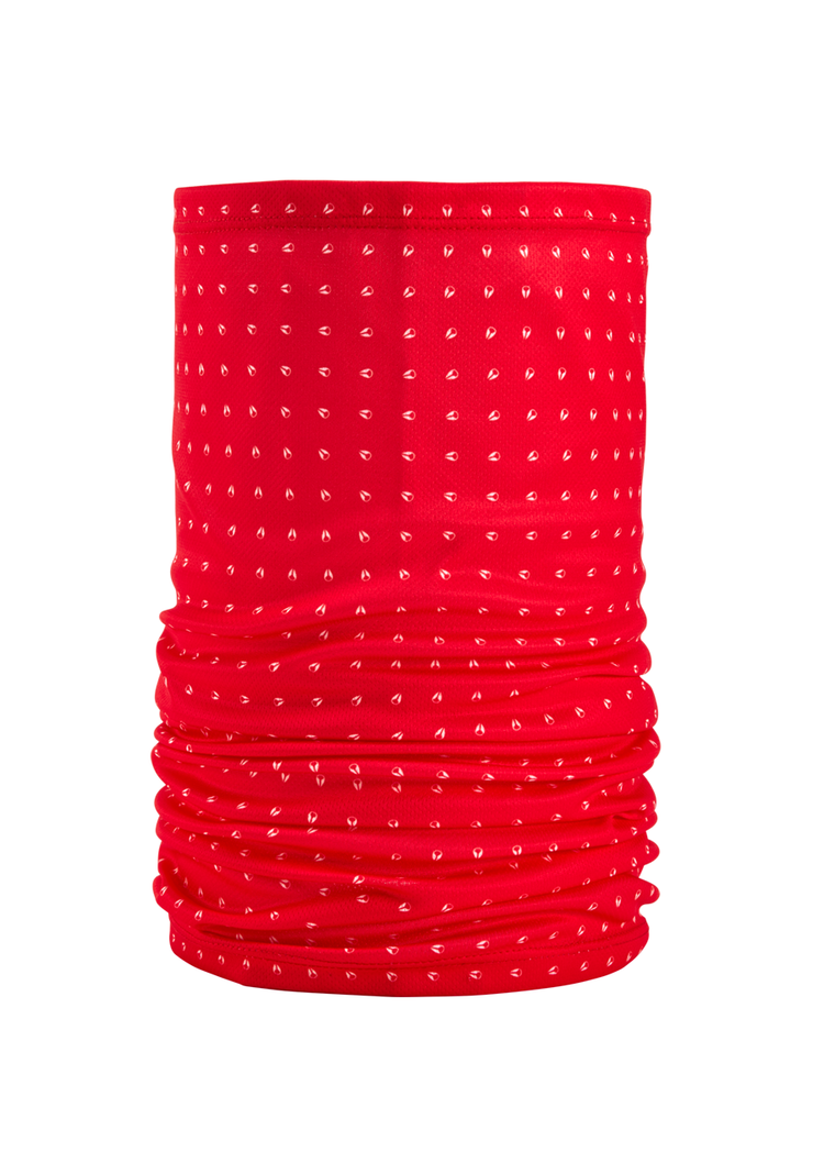 Silo Neck Gaiter Red / White