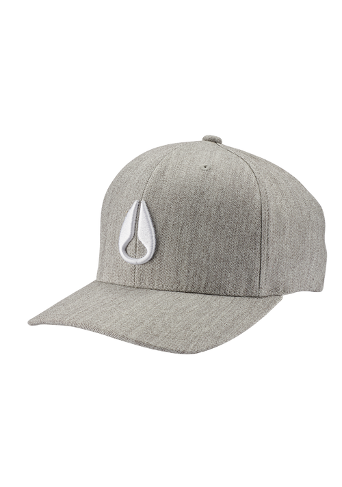 Deep Down Snapback Heather Gray / White