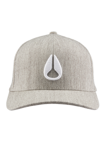 Deep Down Snapback Heather Gray / White View 3