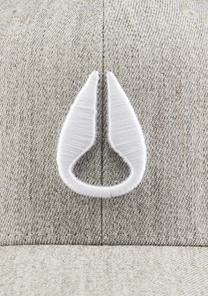 Deep Down Snapback Heather Gray / White View 4