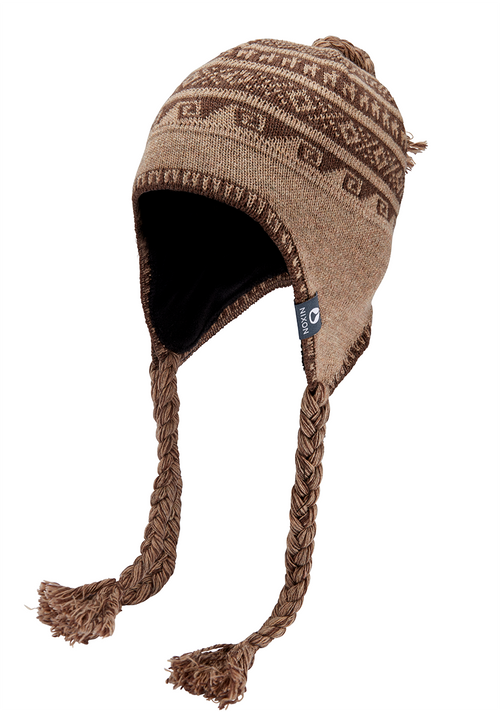 Bennett Earflap Beanie Taupe