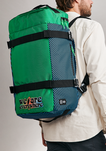 Grateful Dead Escape Duffel 45L Black Blue Green View 9