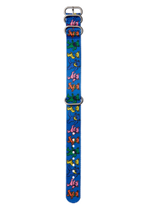 Grateful Dead 20Mm Recycled Nato Band Blue Dancing Bears View 1