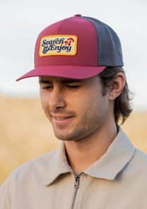Searchin Trucker Burgundy / Gray View 8