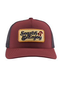 Searchin Trucker Burgundy / Gray View 3