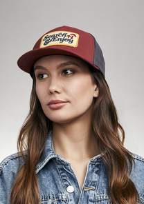 Searchin Trucker Burgundy / Gray View 7