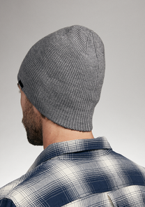 Kingman Wool Beanie Heather Gray View 4