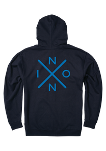 Spot Full Zip Hoodie Navy View 2