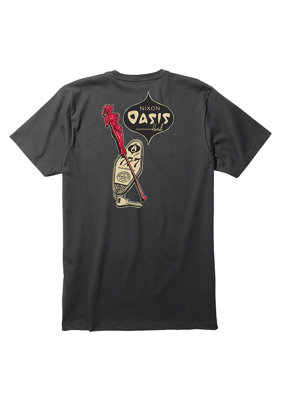 Oasis T Shirt Black View 2