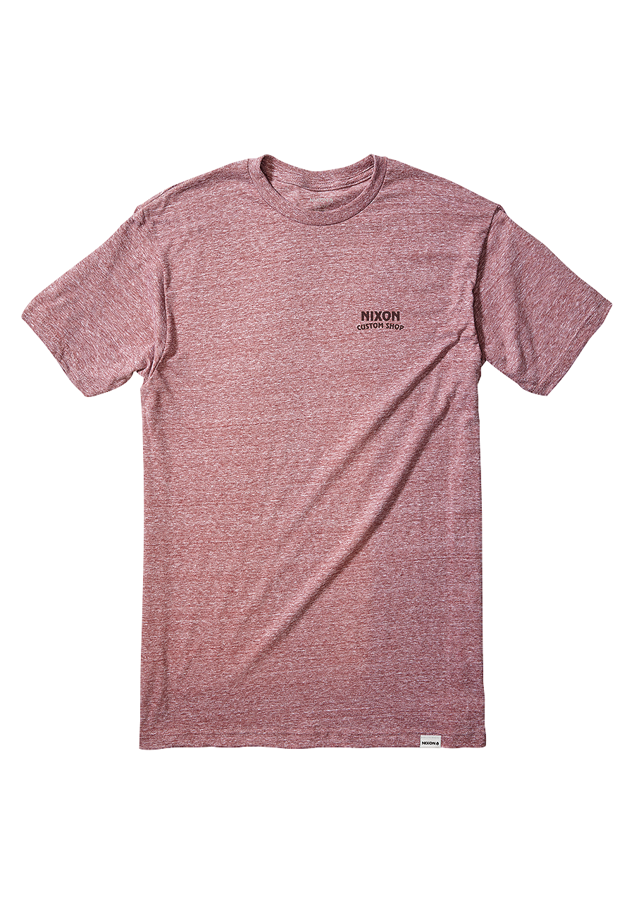 Postern T Shirt Burgundy Heather View 1