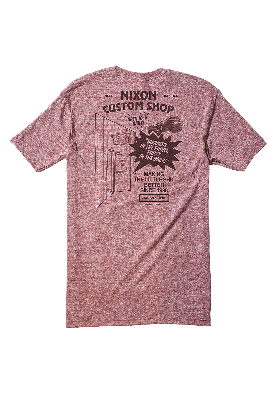 Postern T Shirt Burgundy Heather View 2